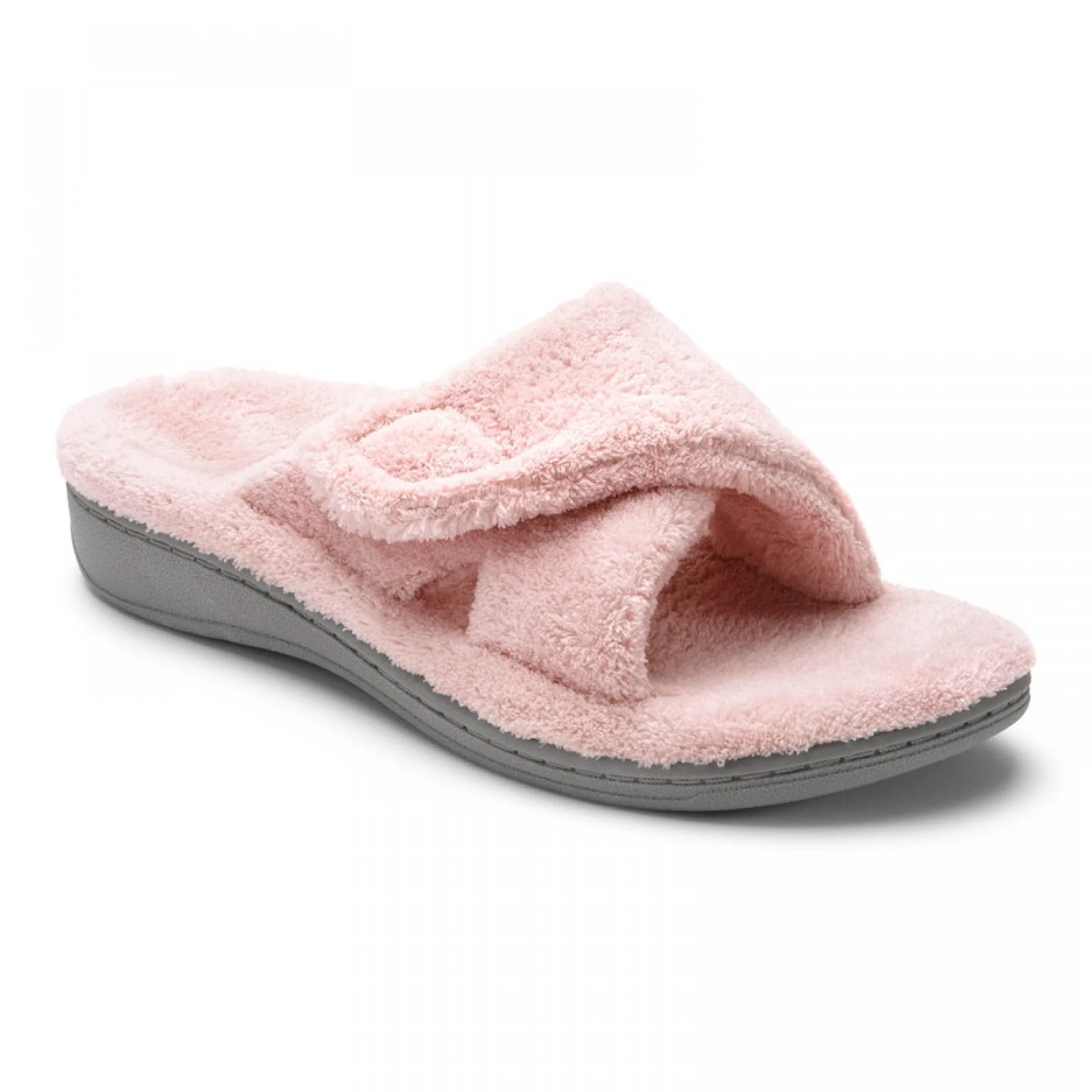 Vionic Womens Relax Open Toe Slippers- Pink