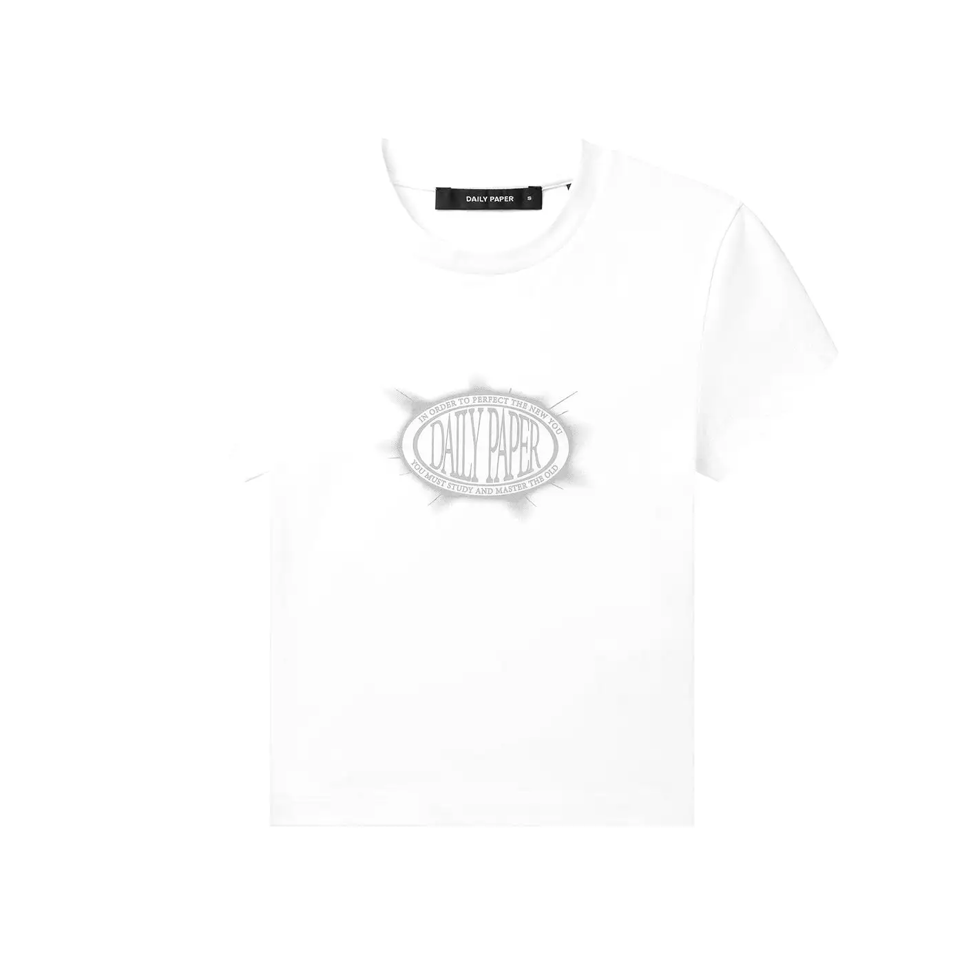 White Glow Cropped T-Shirt