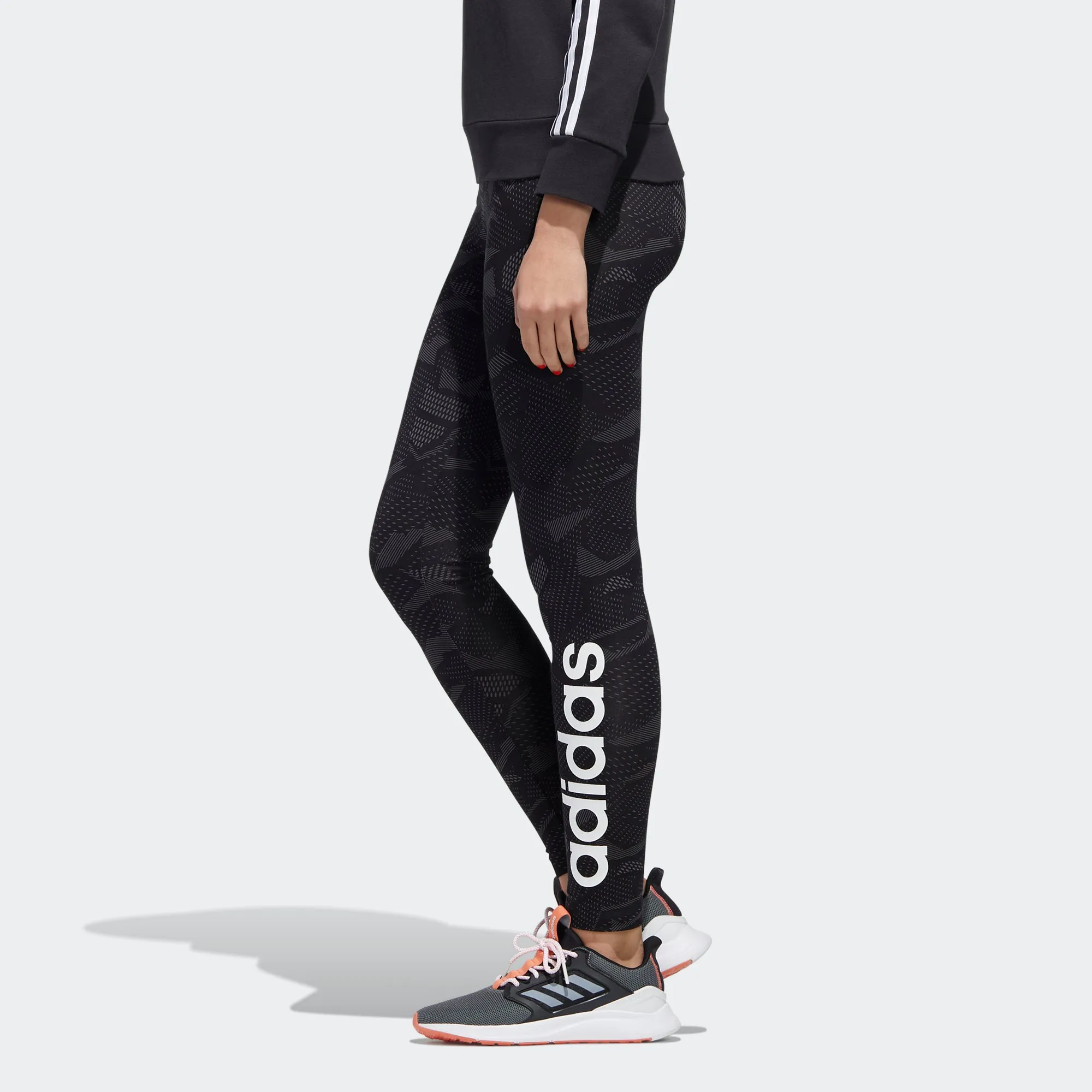 Women's adidas Essentials Allover Print Leggings Black