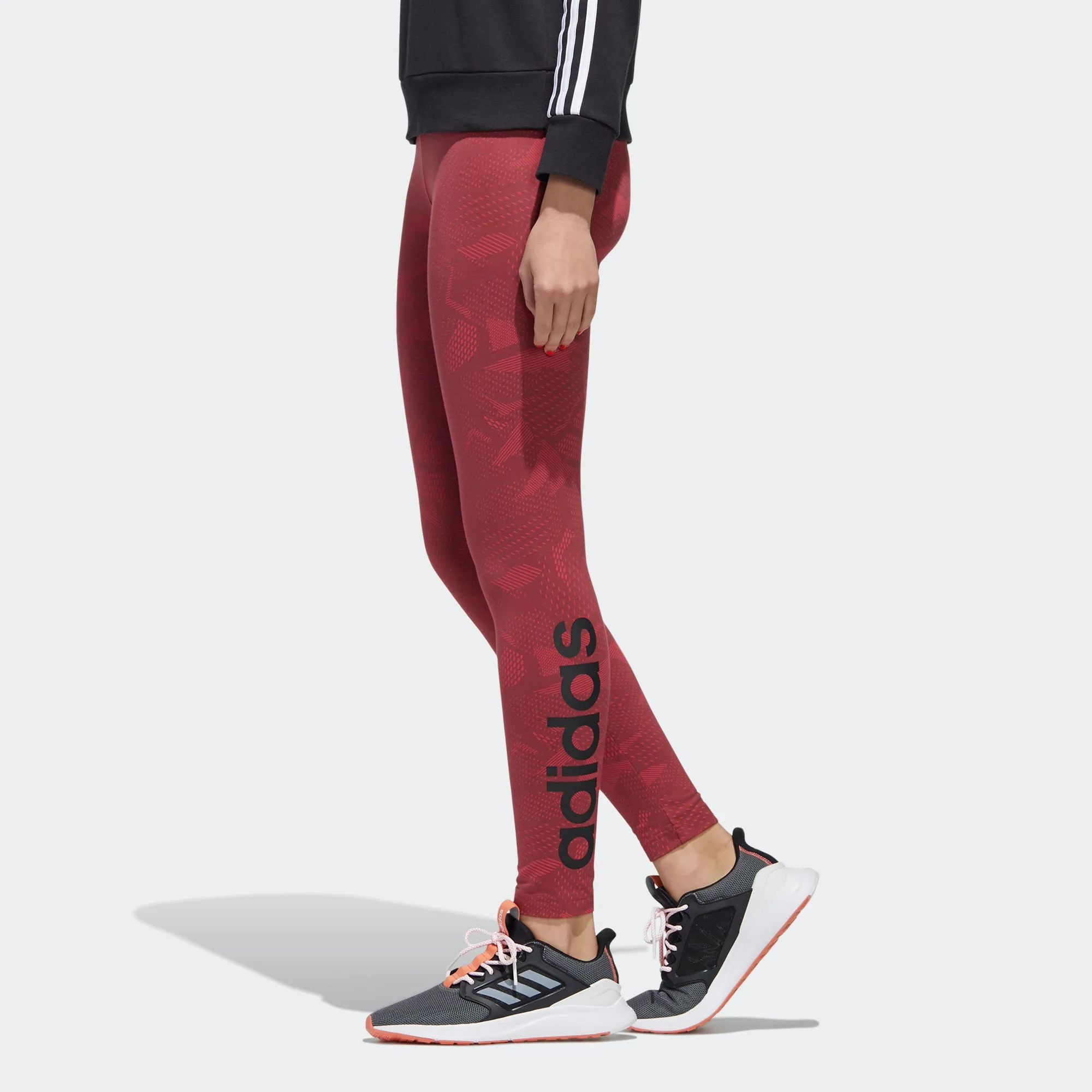 Women's adidas Essentials Allover Print Leggings Power Pink