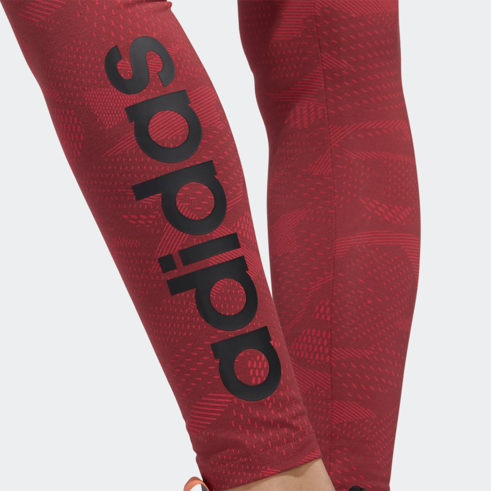 Women's adidas Essentials Allover Print Leggings Power Pink