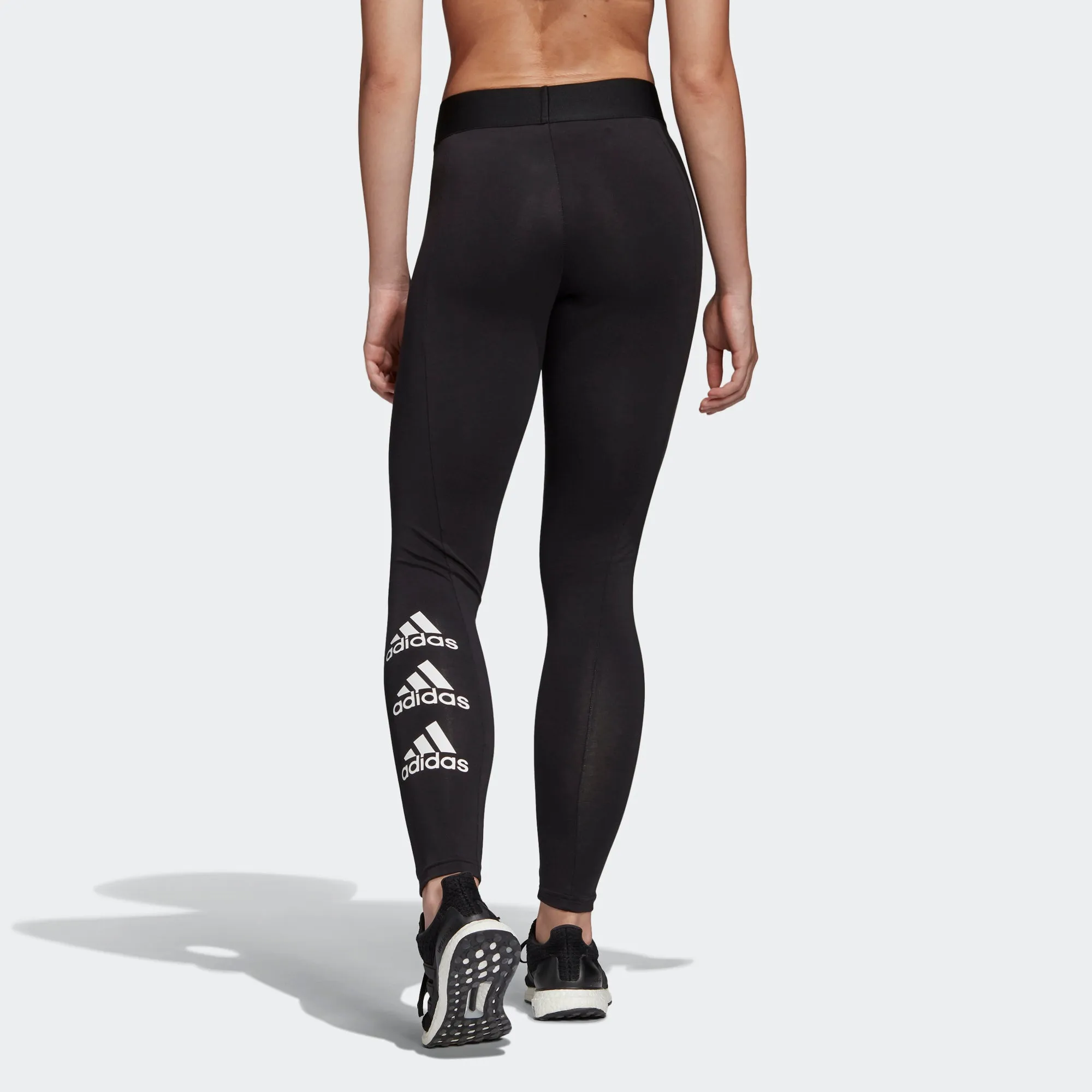 Women's adidas Essentials Stacked Logo Leggings Black