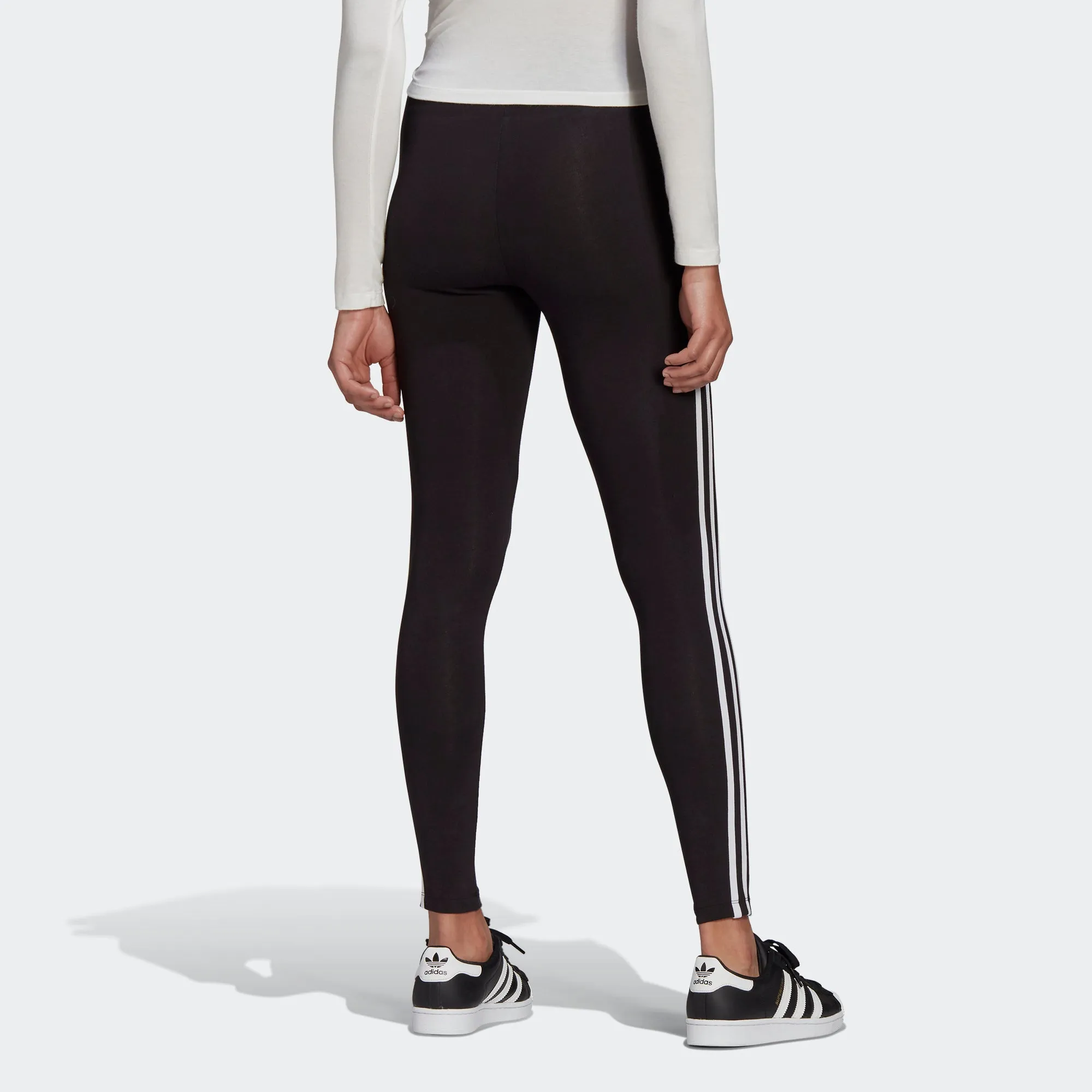 Women's adidas Originals Adicolor 3-Stripes Leggings Black