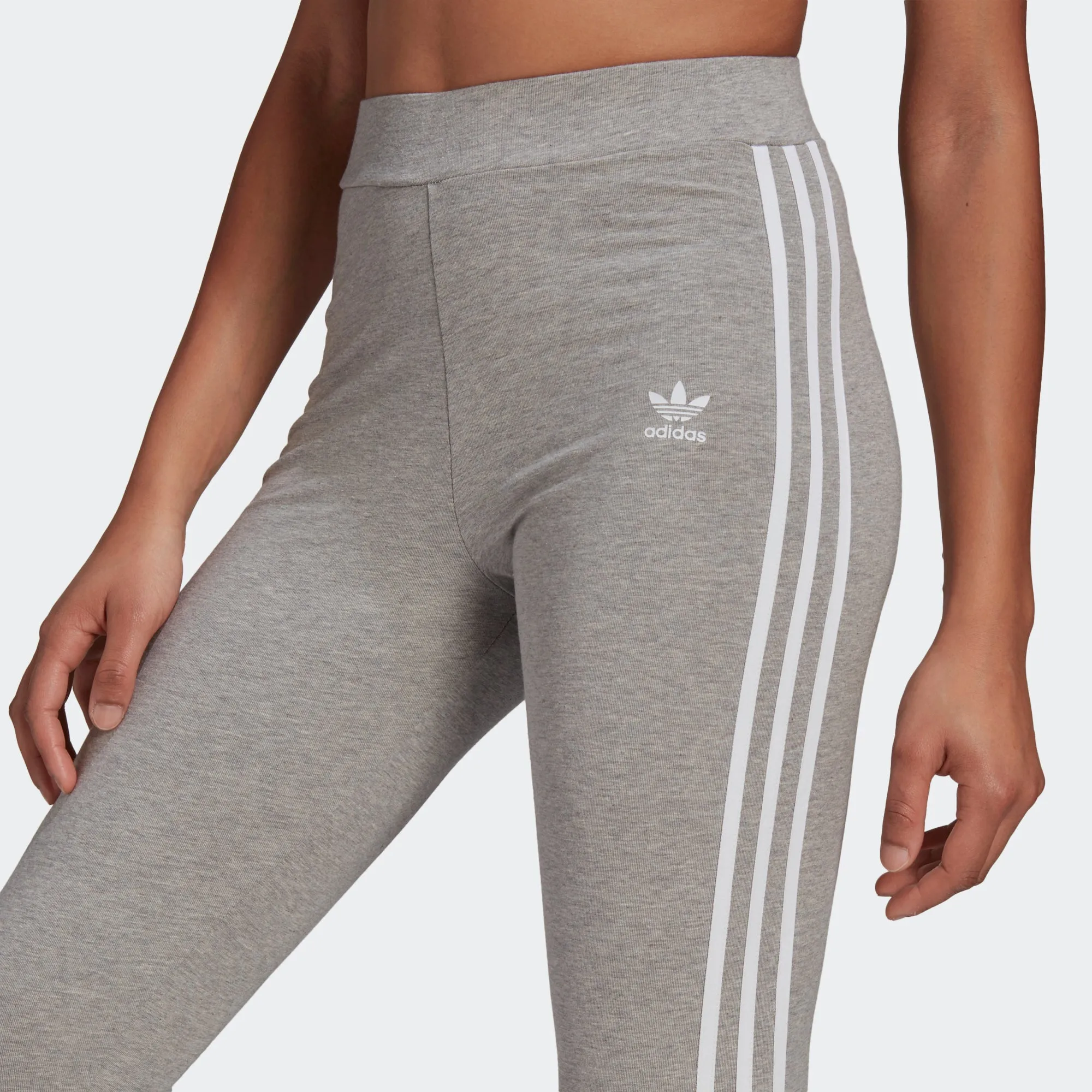 Women's adidas Originals Adicolor 3-Stripes Leggings Grey