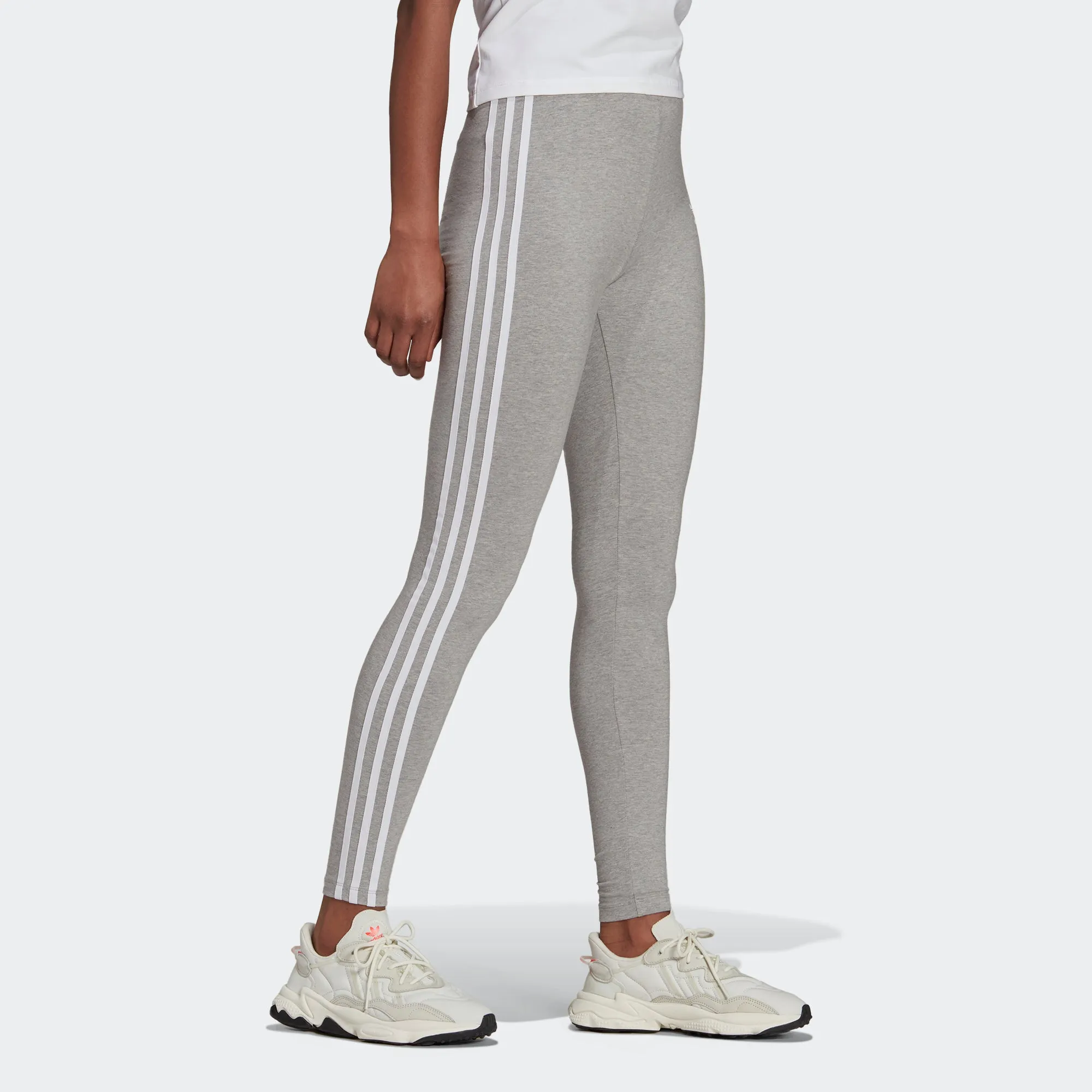 Women’s adidas Originals Adicolor Classics 3-Stripes Leggings Grey