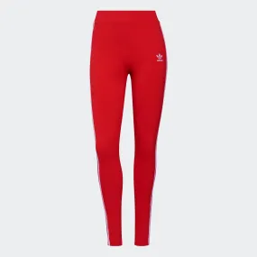 Women’s adidas Originals Adicolor Classics 3-Stripes Leggings Red