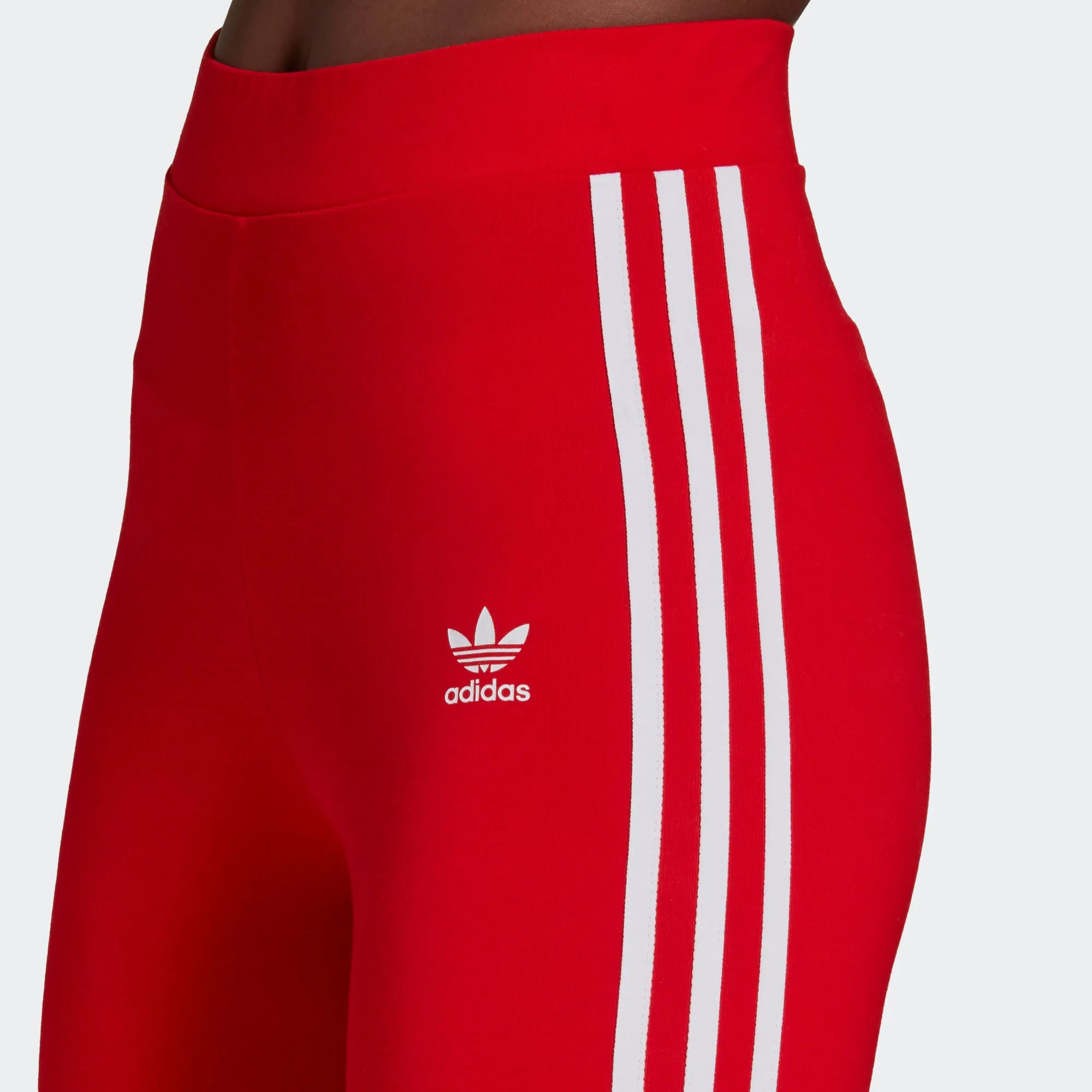 Women’s adidas Originals Adicolor Classics 3-Stripes Leggings Red