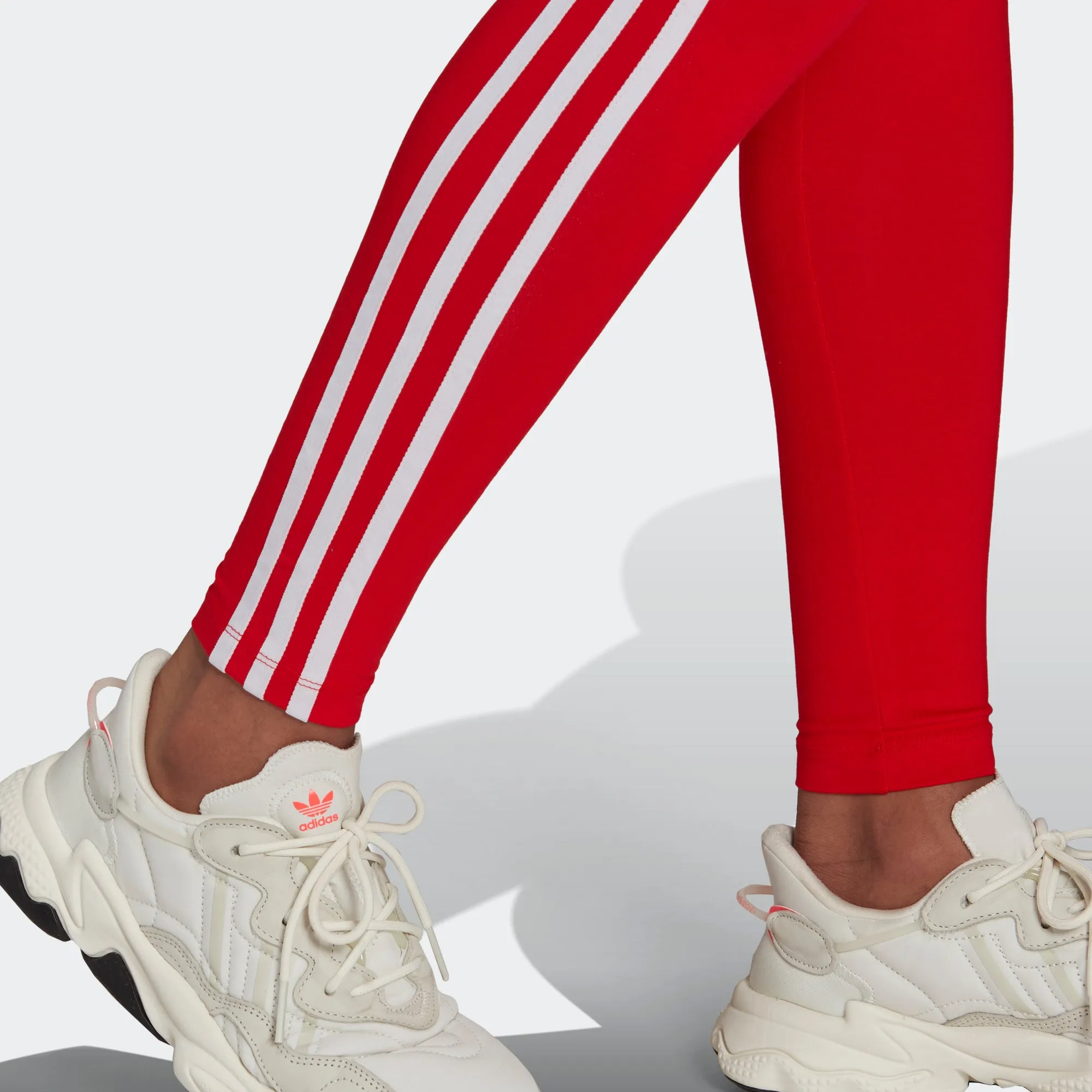 Women’s adidas Originals Adicolor Classics 3-Stripes Leggings Red