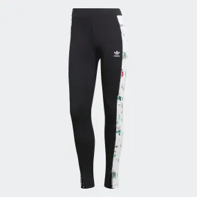 Women's adidas Originals Black Floral Print Leggings