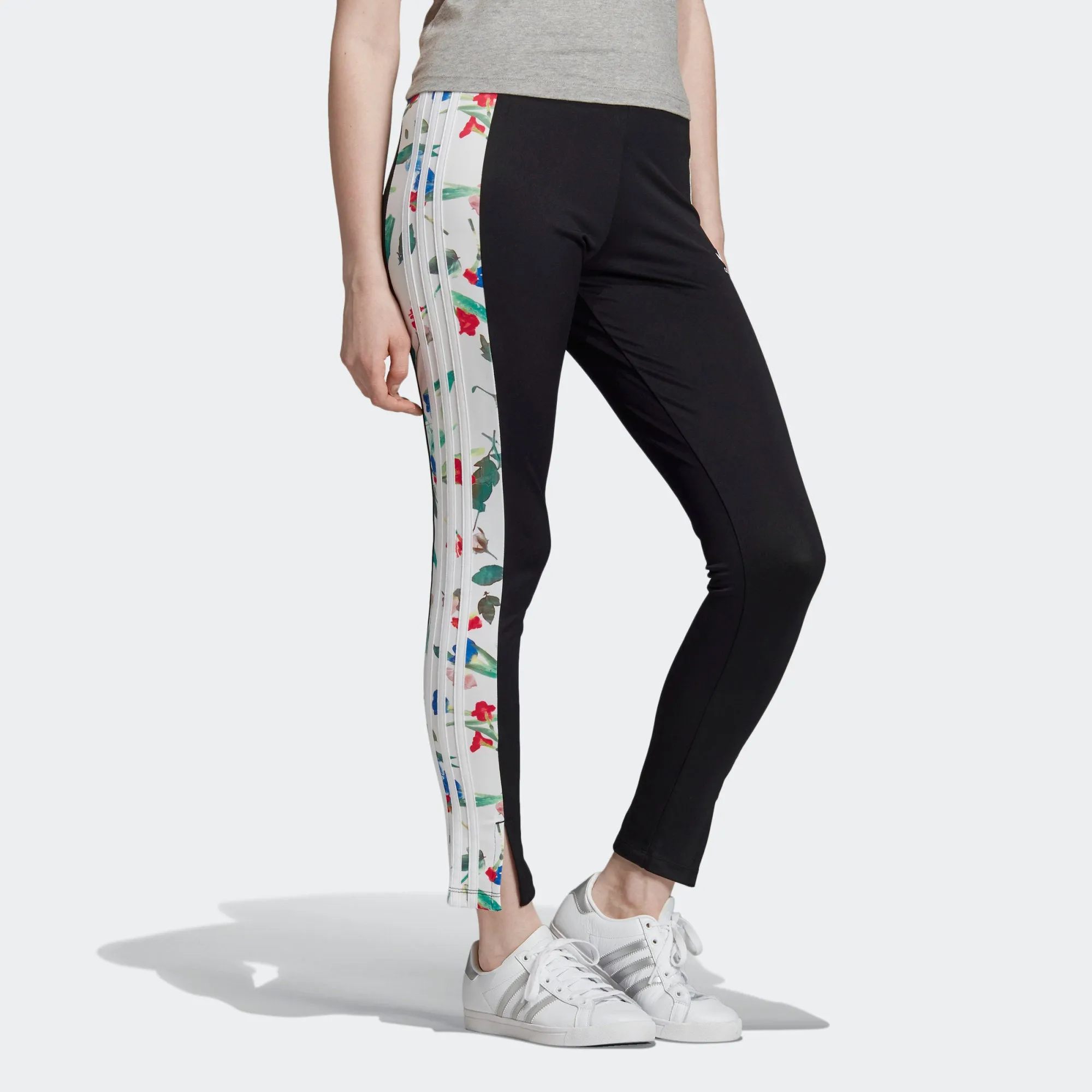 Women's adidas Originals Black Floral Print Leggings