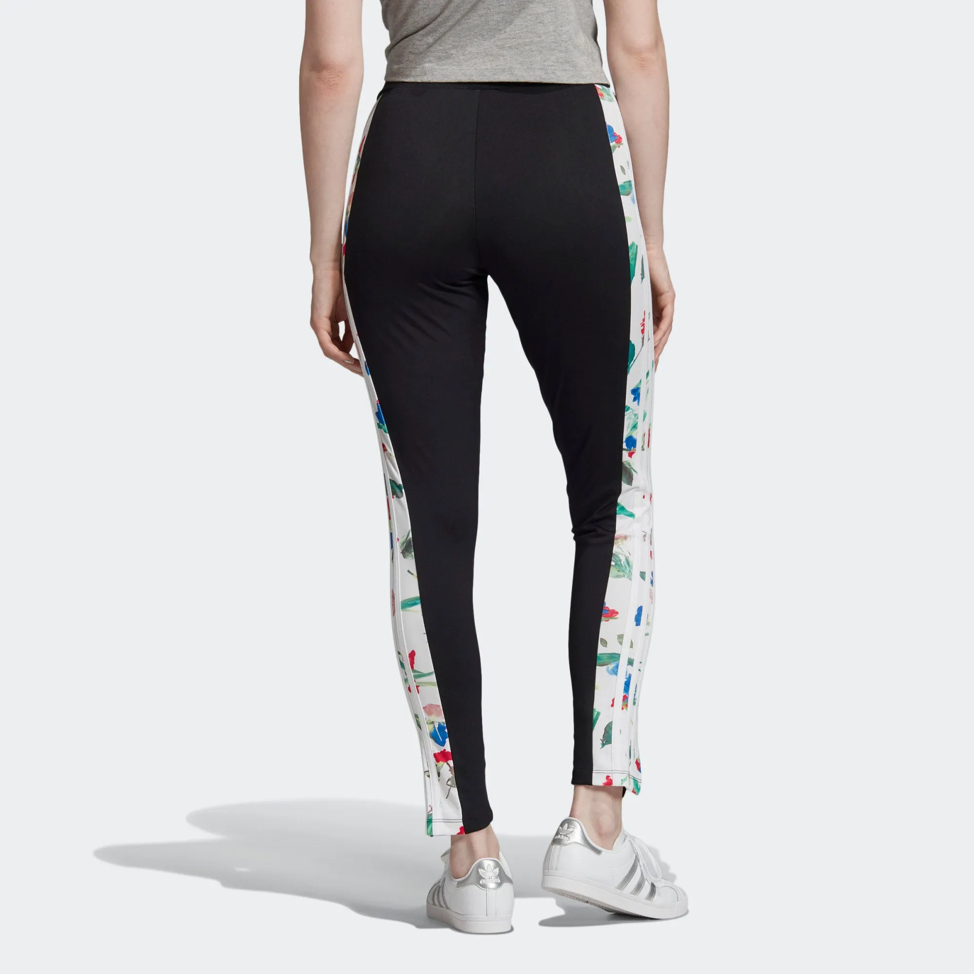 Women's adidas Originals Black Floral Print Leggings