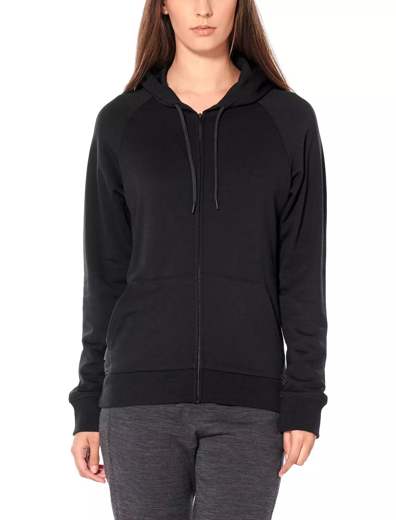 Womens Helliers LS Zip Hood