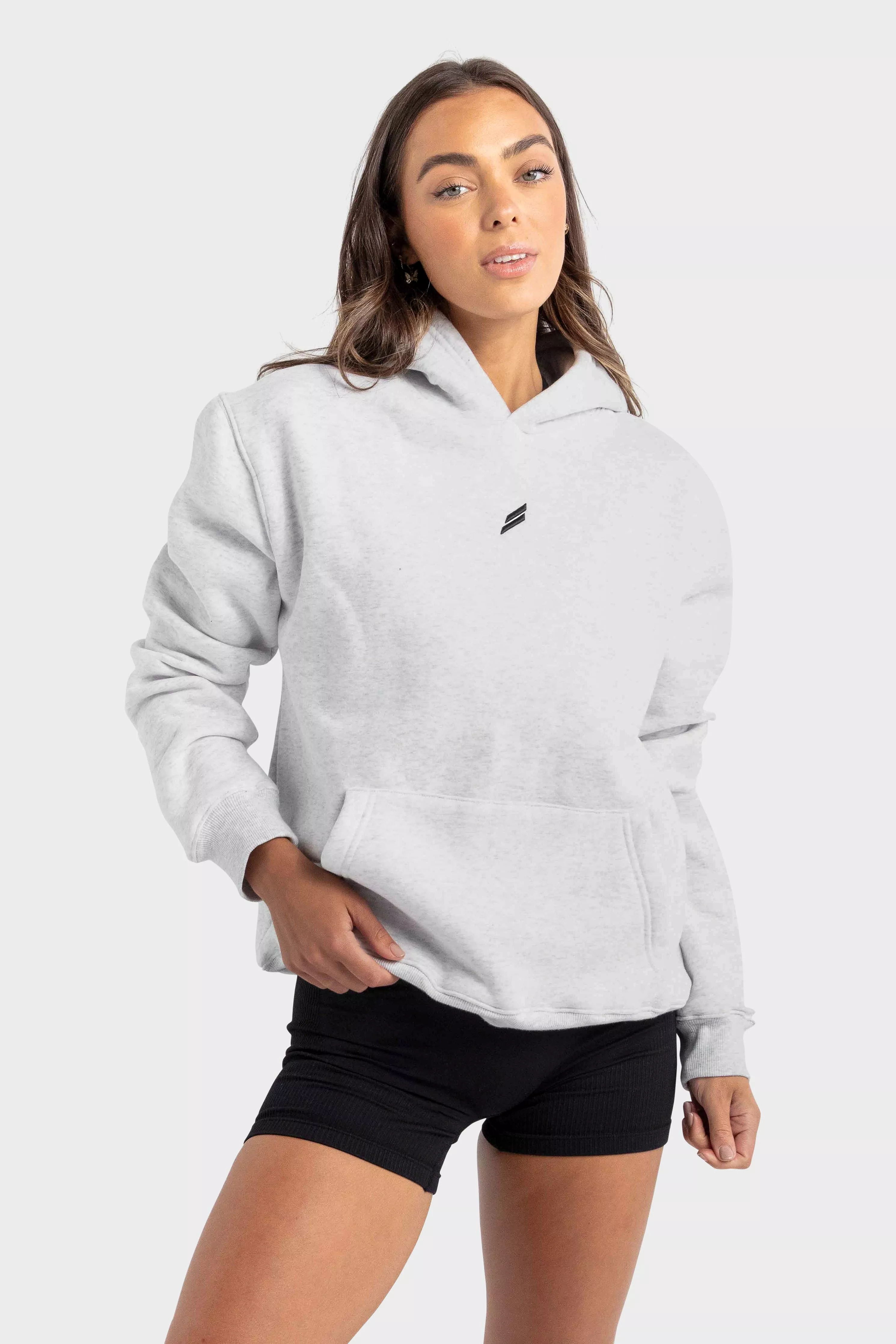 Women's Mark Hoodie - Snow Marl