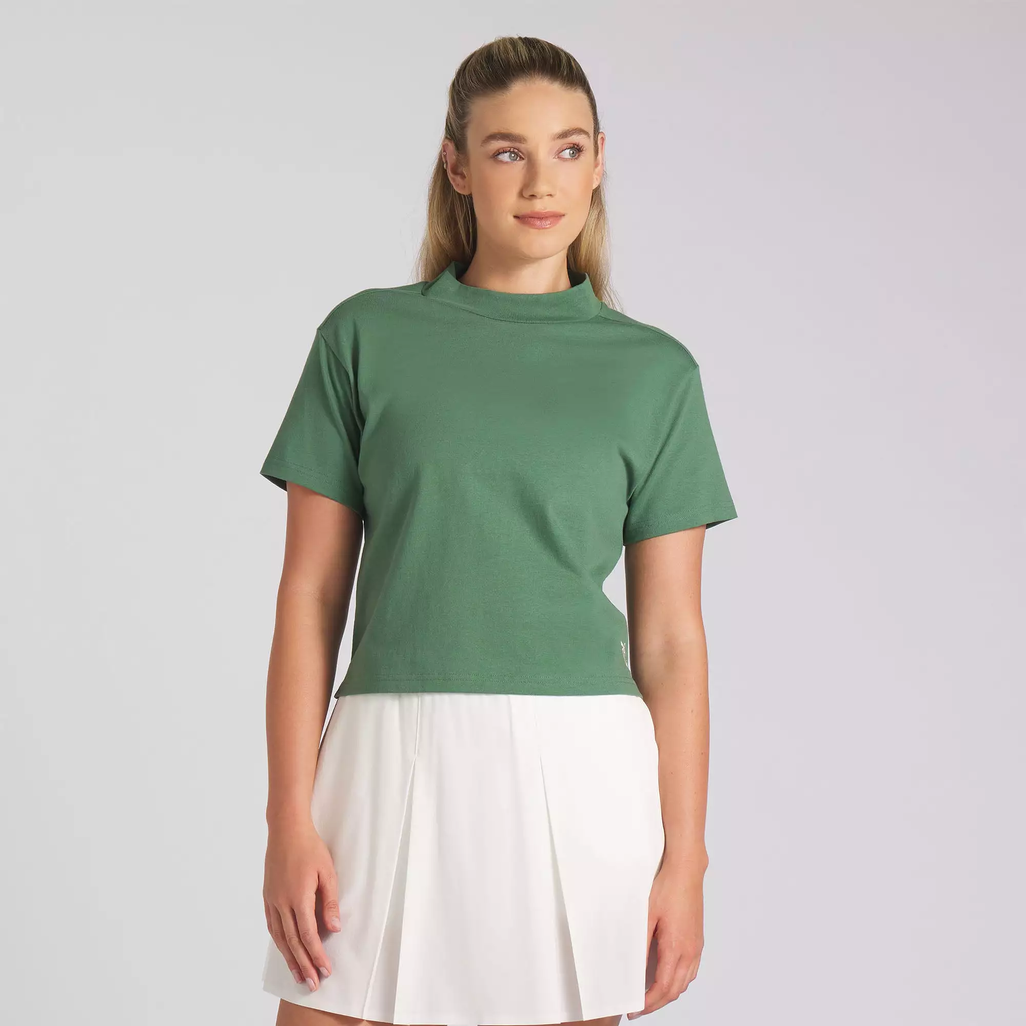 Women's Puma x Quiet Golf Mock Neck Performance T-Shirt