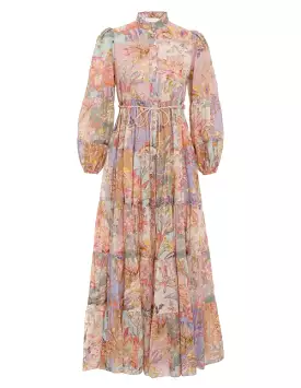 ZIMMERMANN Cira Tiered Shirt Dress