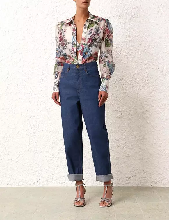 ZIMMERMANN Matchmaker Floral Body Shirt